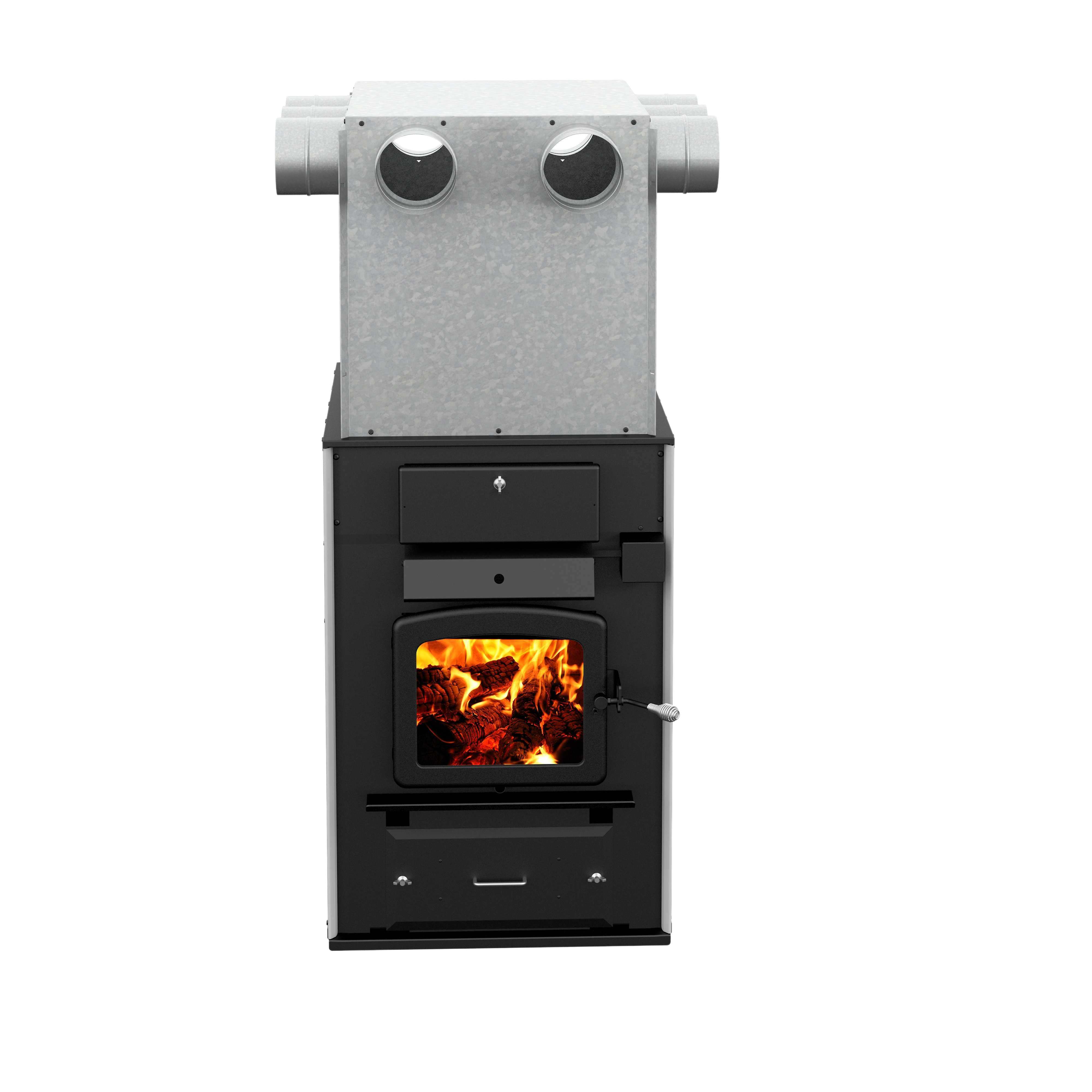 Drolet DF02001 Tundra II CSA Certified 2,500 Sq. Ft. Wood Burning Furnace - Efficient Home Heating for Large Spaces | Perfect for Cabins, Workshops & Rural Homes in Canada