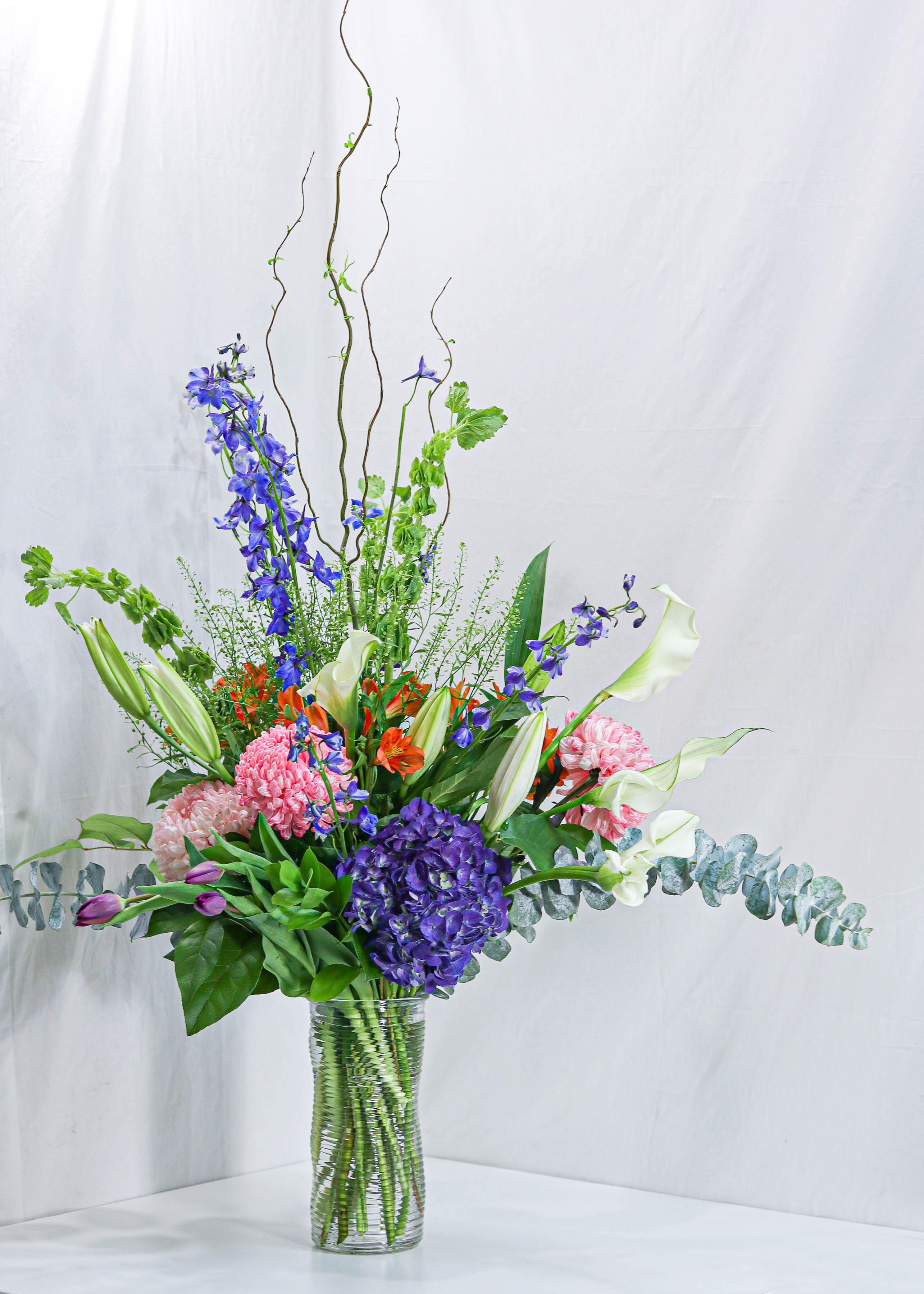 Paradise Bouquet - Premium Artificial Silk Flower Arrangement for Home Decor, Wedding Centerpieces & Party Decorations