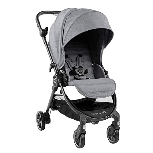 Baby Jogger City Tour LUX Stroller - Ultra Lightweight Compact Travel Stroller with Backpack-Style Carry Bag | Foldable Design for Airplanes & Public Transport | Perfect for Newborns to Toddlers | Slate Gray | Ideal for City Walks, Shopping & Family Vacations