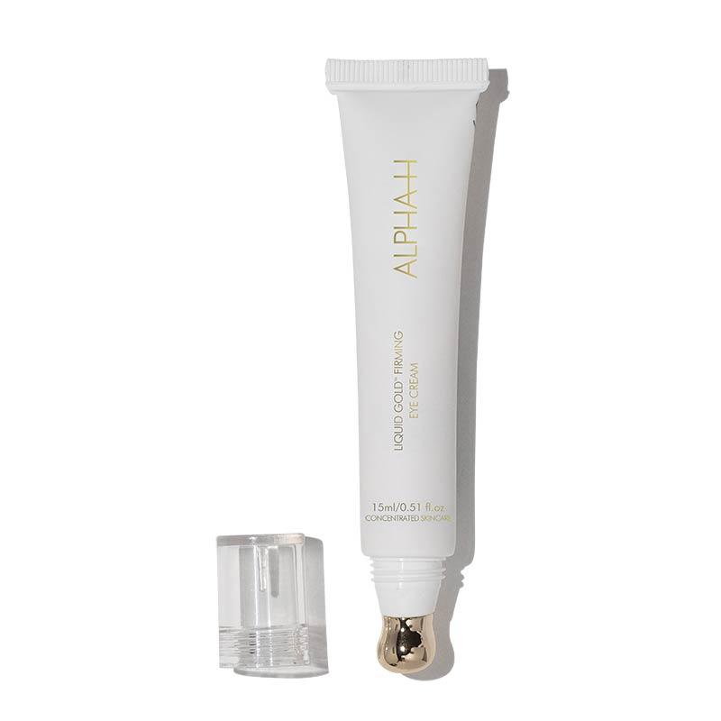 Alpha H Liquid Gold Firming Eye Cream with Lime Pearl AHAs - Brightening & Anti-Aging Eye Treatment for Dark Circles & Wrinkles - Perfect for Nighttime Skincare Routine & Travel