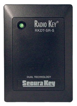Secura Key RKDT-SR-S Dual Technology Smart Card Reader - Secure Access Control for Offices, Hotels & Smart Homes | RFID & Proximity Card Compatible