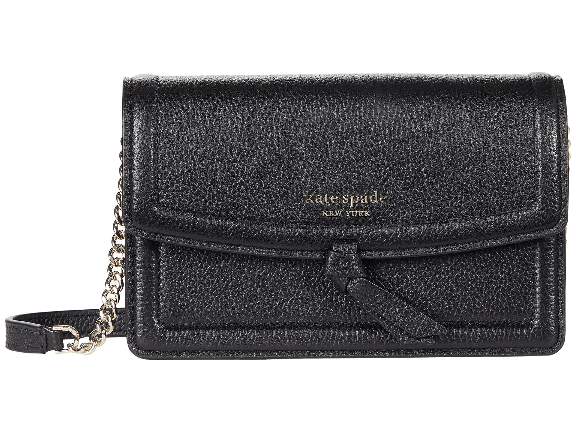 Kate Spade New York Knott Flap Crossbody Bag - Stylish Leather Shoulder Purse for Women | Perfect for Work, Travel & Everyday Use