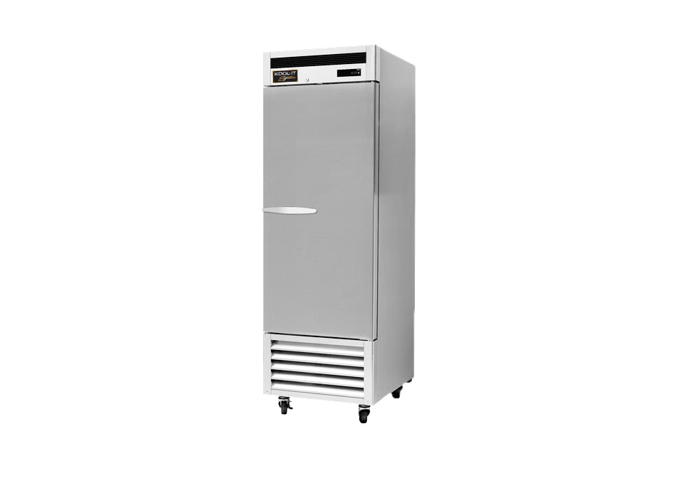 Kool It KBSR 1 - 26 Inch Single Door Bottom Mount Refrigerator for Kitchen, Office, or Dorm Room | Compact & Energy Efficient