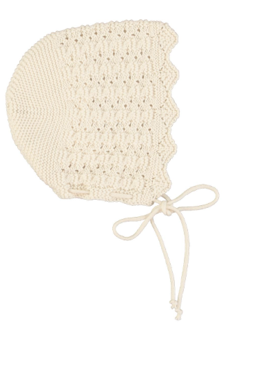 Organic Baby Bonnet for Newborn to 6 Months - Soft Cotton Beanie Hat for Infants - Perfect for Photoshoots, Outings & Nursery Essentials