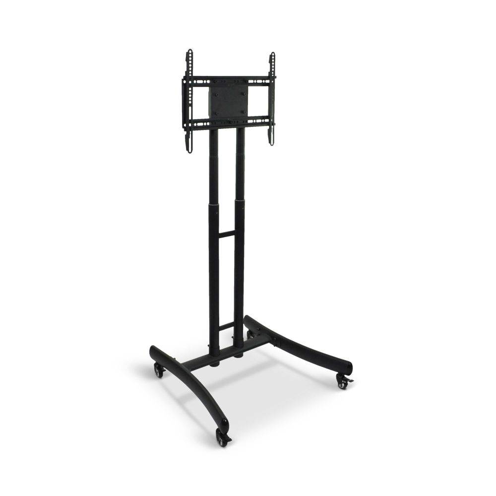 Adjustable Height Rolling TV Stand with Wheels - Universal Mobile TV Cart for Living Room, Bedroom & Office - Easy Move & Space-Saving Design