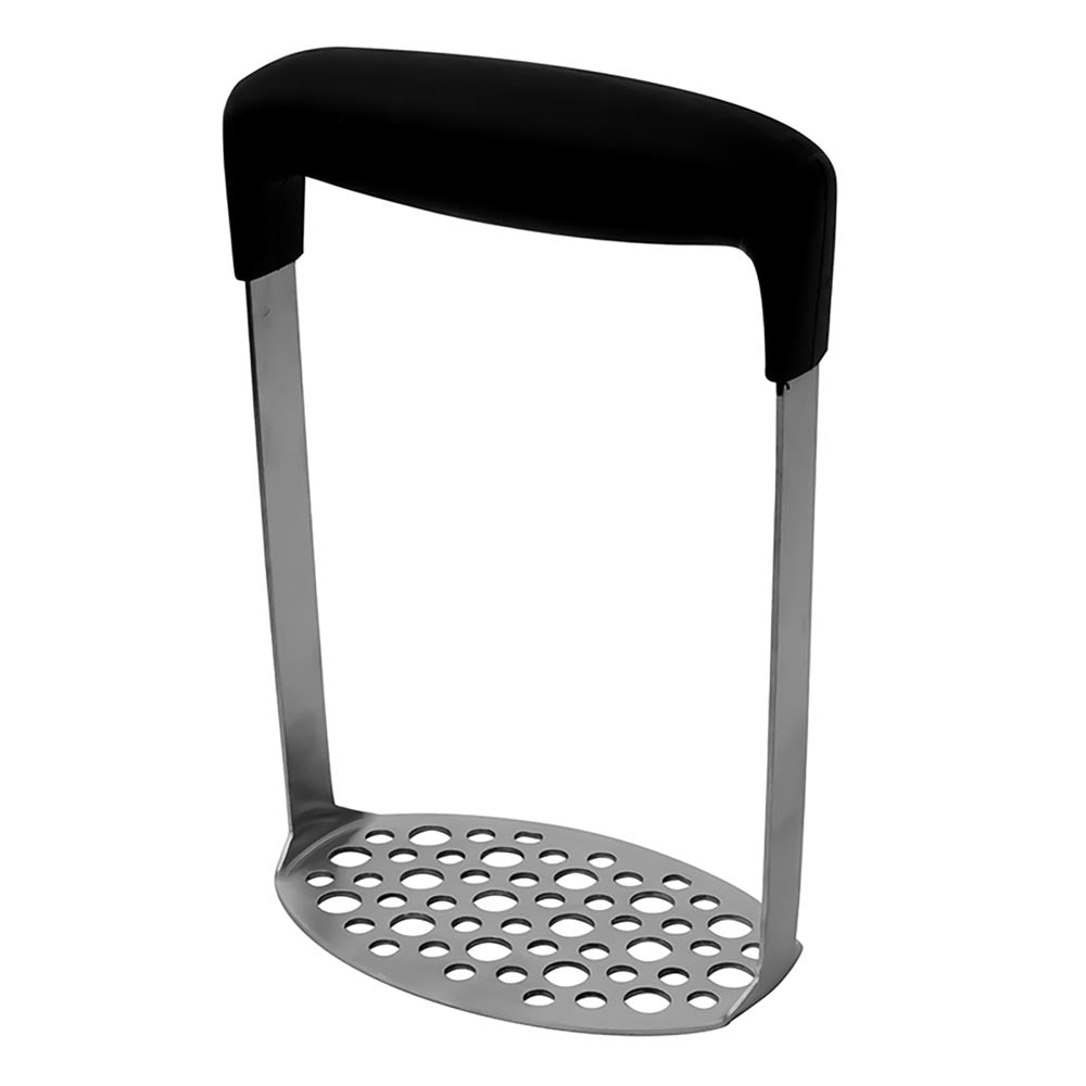 Stainless Steel Potato Masher with Soft Grip Handle - Perfect for Mashing Potatoes, Vegetables & Baby Food - Ideal for Kitchen, Camping & RV Cooking