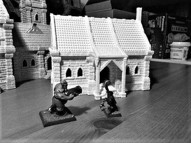 28mm Scale Tavern of Ulvheim - Fantasy Town Building Terrain for Dungeons & Dragons RPG | D&D Tabletop Gaming Scenery & Wargaming Miniature Battle Maps