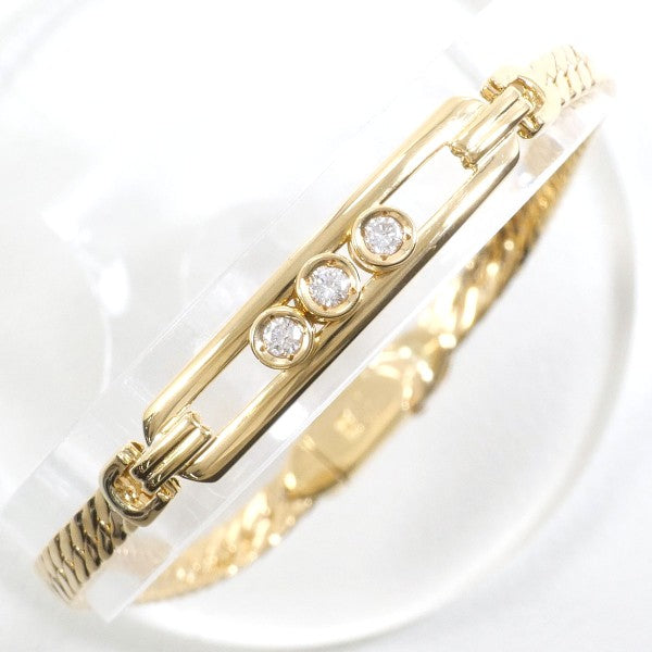 18K Yellow Gold Diamond Bracelet for Women - Elegant Tennis Bracelet with Real Diamonds - Perfect for Weddings, Anniversaries & Special Occasions