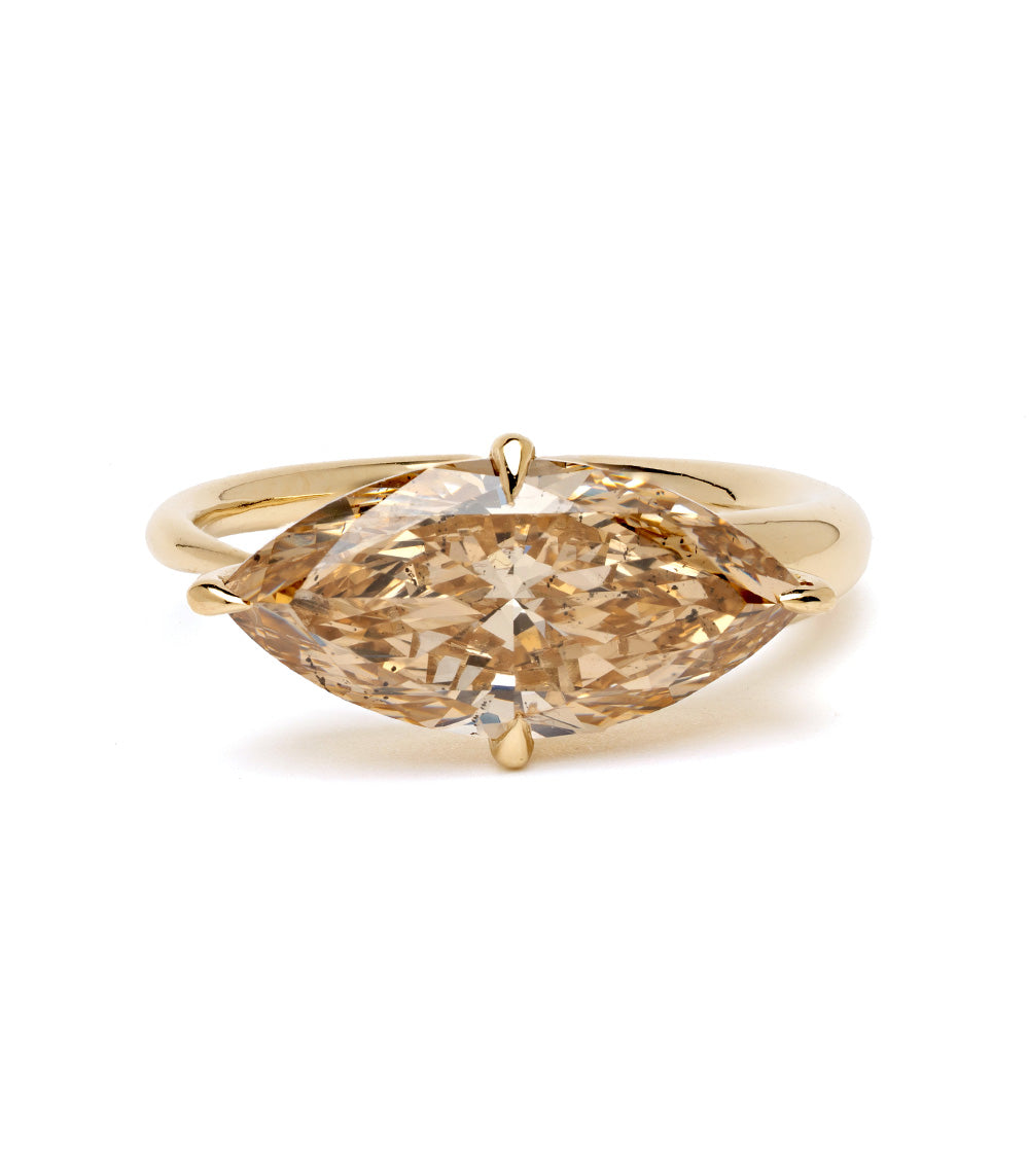 Exquisite Sloane Brown Marquise Diamond Engagement Ring – Perfect for Proposals, Weddings & Anniversaries | Elegant Jewelry Gift for Her