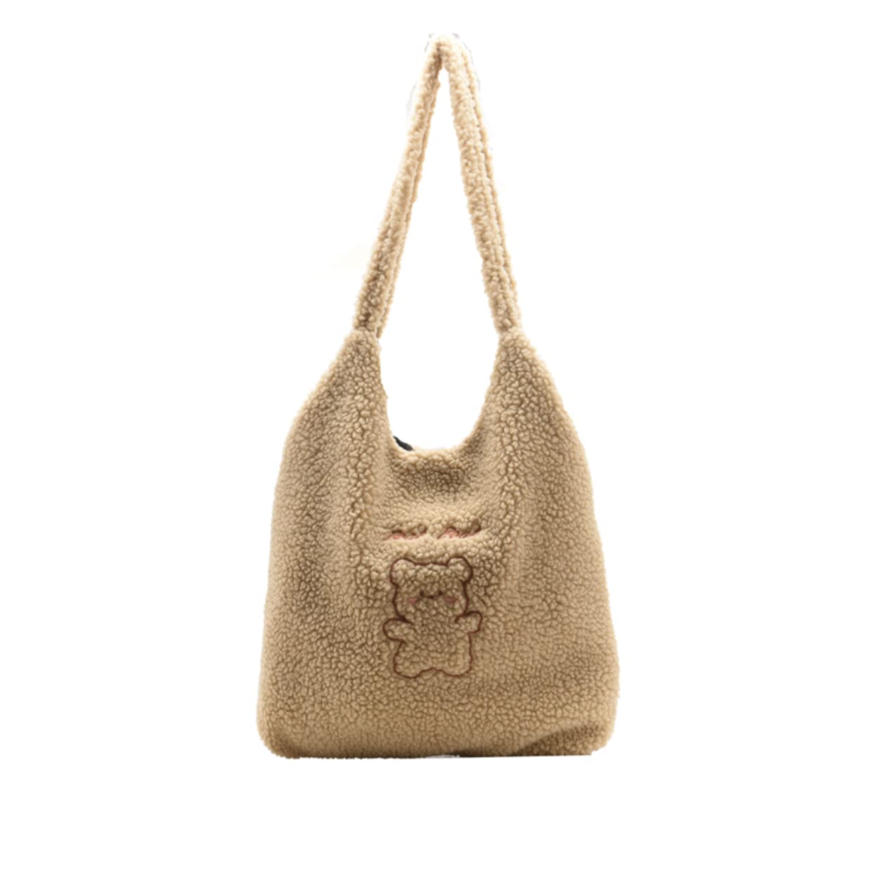 Soft Fuzzy Tote Bag for Women - Aesthetic Cute Hobo Shoulder Bag - Cozy & Stylish Handbag for Shopping, Work, and Daily Use