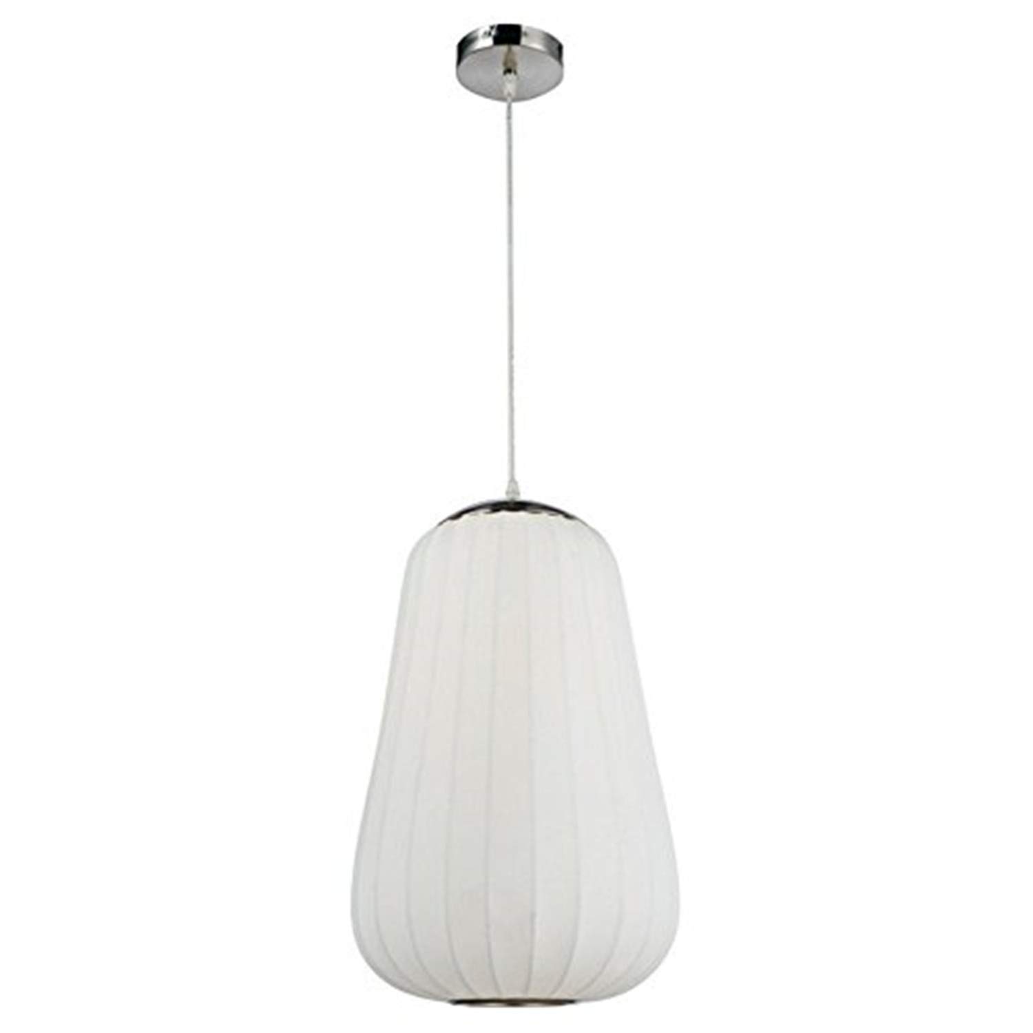 Legion Furniture White Polymer Resin Pendant Lamp - Modern Ceiling Lighting for Living Room, Bedroom & Dining Room