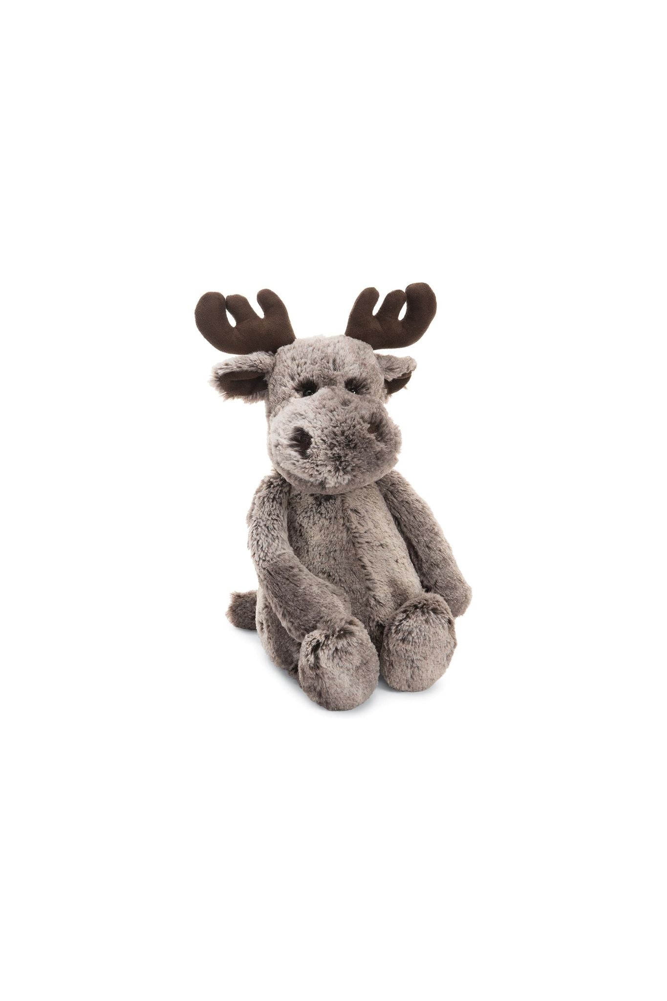 Bashful Marty Moose Plush Toy by Jellycat - Soft & Cuddly Stuffed Animal for Kids, Nursery Decor & Gift Ideas