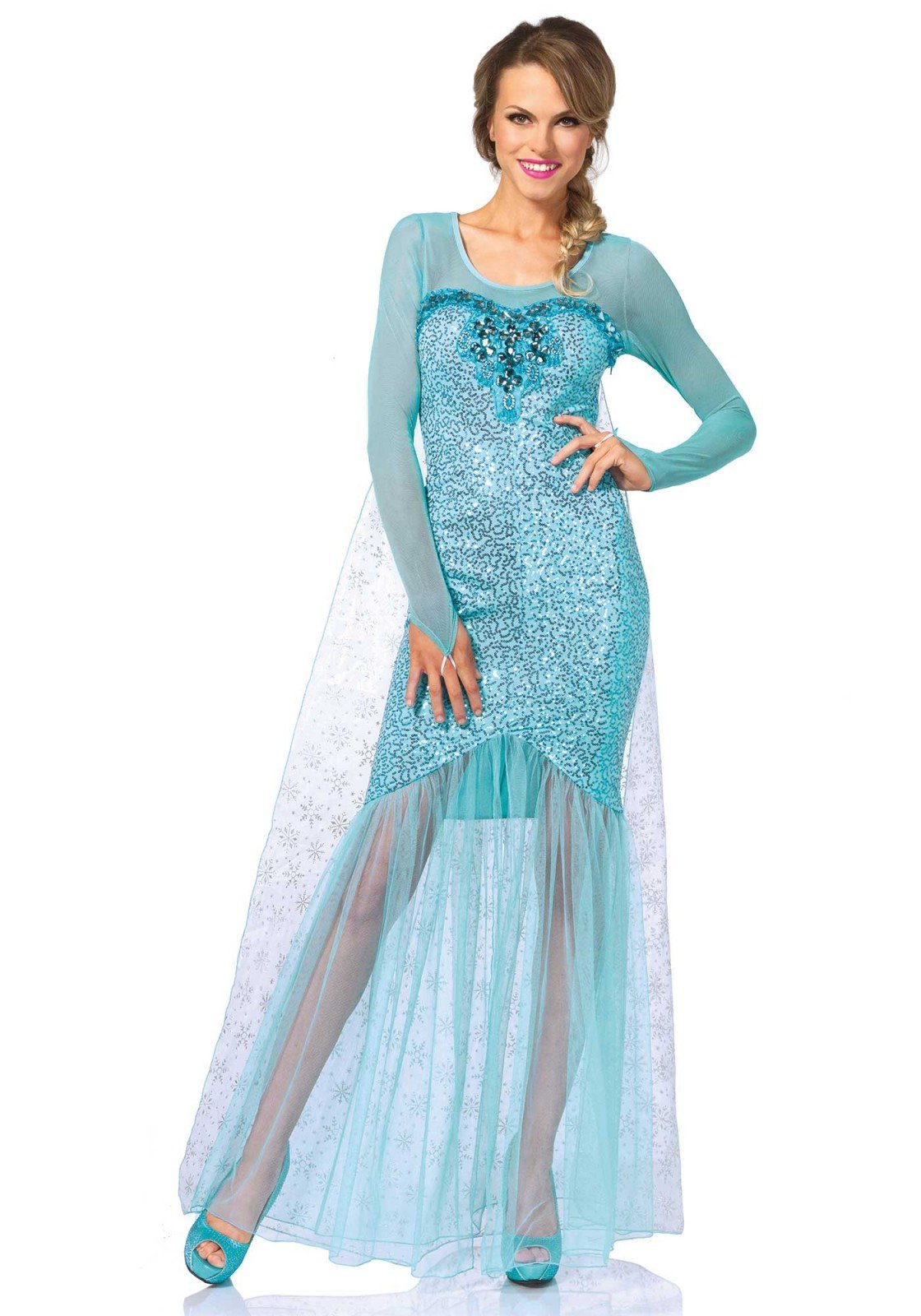 Leg Avenue Women's Fantasy Snow Queen Costume - Elegant Halloween & Cosplay Dress for Parties, Performances & Themed Events
