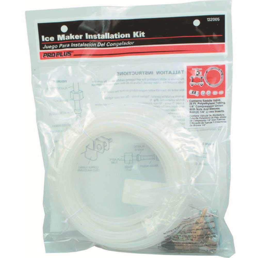 Proplus GIDDS-157294 Lead-Free Ice Maker Installation Kit - 25 Ft. Poly Tube for Refrigerator & Freezer Water Line Connection - Perfect for Home, Office, and Commercial Use
