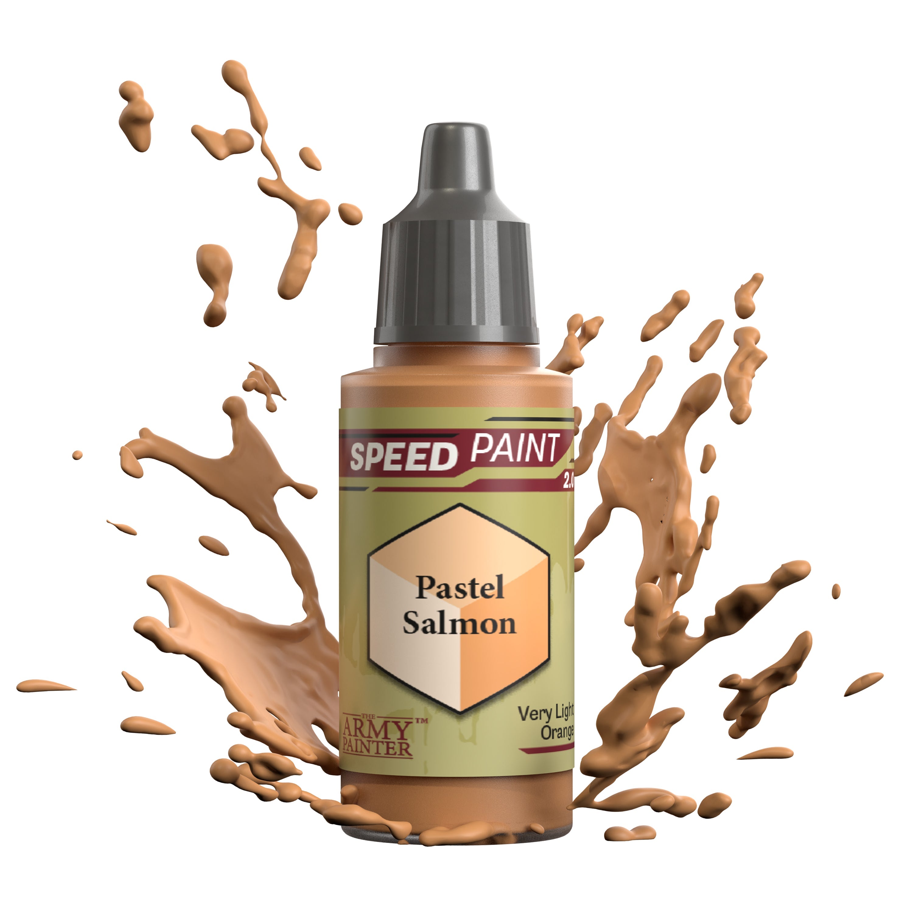 Speedpaint: Pastel Salmon Acrylic Paint for Artists - Perfect for Canvas Painting, DIY Crafts & Home Decor Projects