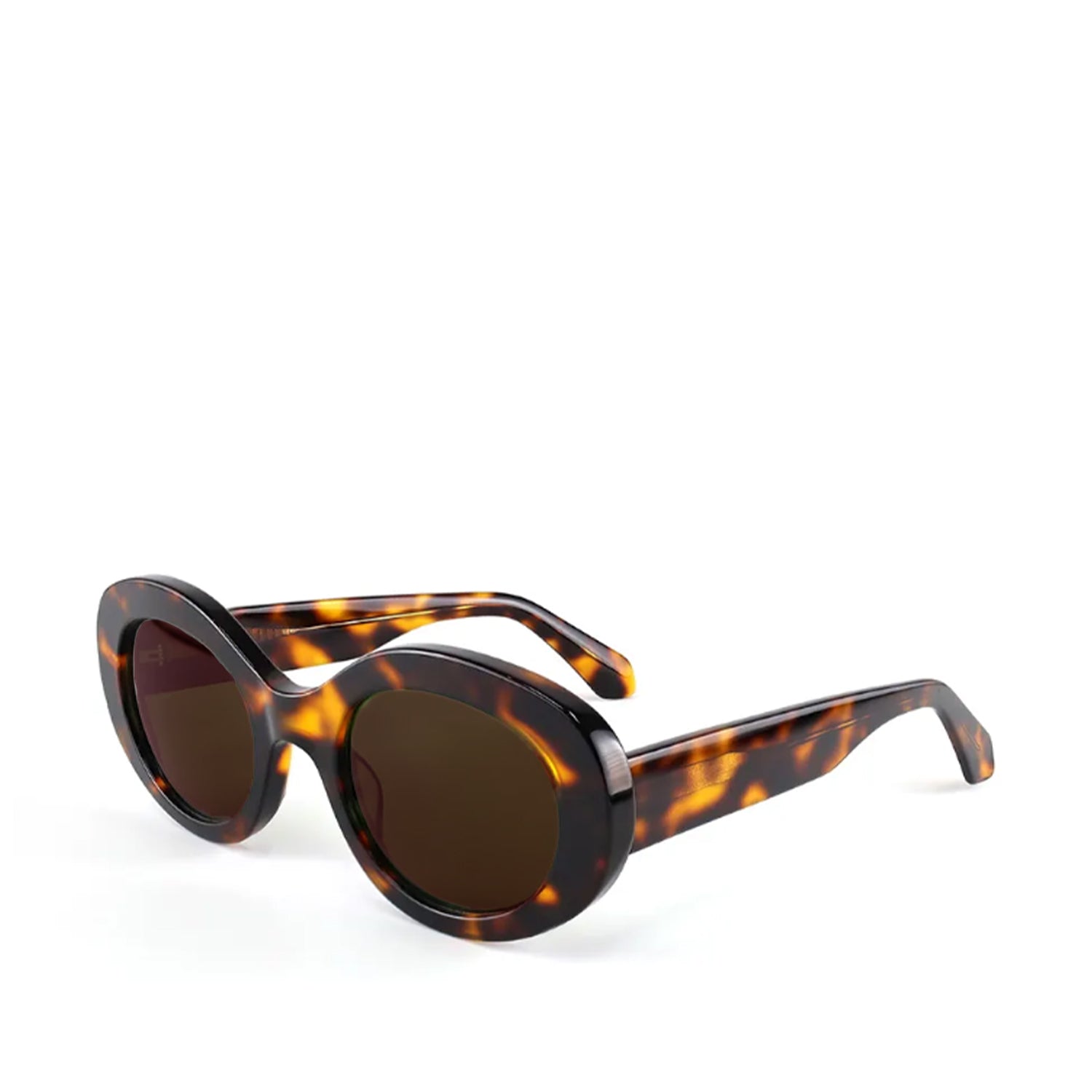 Kennie Rylie Oversized Oval Sunglasses Tortoise Shell Frame - UV400 Protection Fashion Sunglasses for Women, Perfect for Beach, Driving & Outdoor Activities