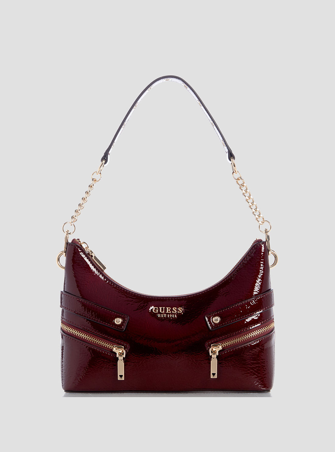 Stylish Burgundy Trissa Leather Shoulder Bag for Women - Fashion Crossbody Purse with Adjustable Strap, Perfect for Work, Travel & Everyday Use