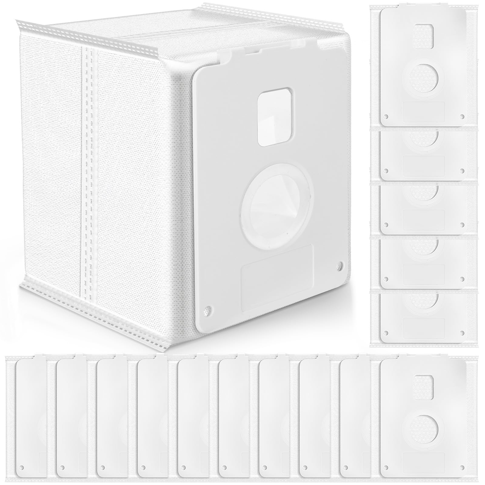 16 Pack Vacuum Dust Bags for LG All-in-One Cordless Cleaner A939KBGS, A938KBGS, A937KGMS, A949KTMS - Replacement Dirt Disposal Bags Compatible with LG All-in-One Tower - Perfect for Home Cleaning, Pet Hair Removal & Allergy Relief