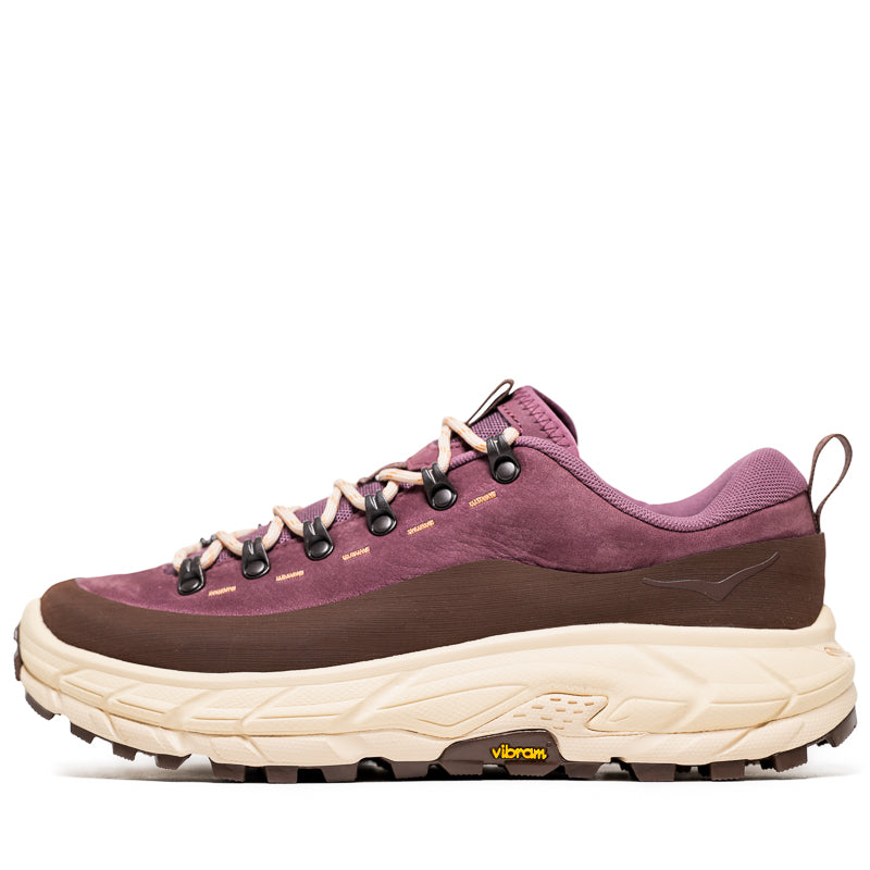 Hoka Tor Summit Hiking Shoes - Dried Fig/Cold Brew Color - Lightweight & Durable for Trail Running, Backpacking & Outdoor Adventures