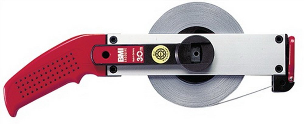 BMI 301024050AF Ergoline Measuring Steel Tape with mm Graduation - Multi-Color, 13mm x 50m - Perfect for Construction, DIY Projects & Professional Use