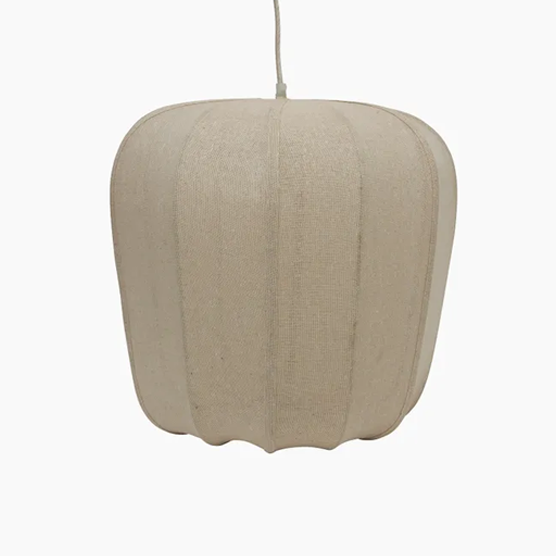 Thea Bell Chandelier - Large Natural Rattan Pendant Light for Boho Living Room, Bedroom & Dining Room Decor