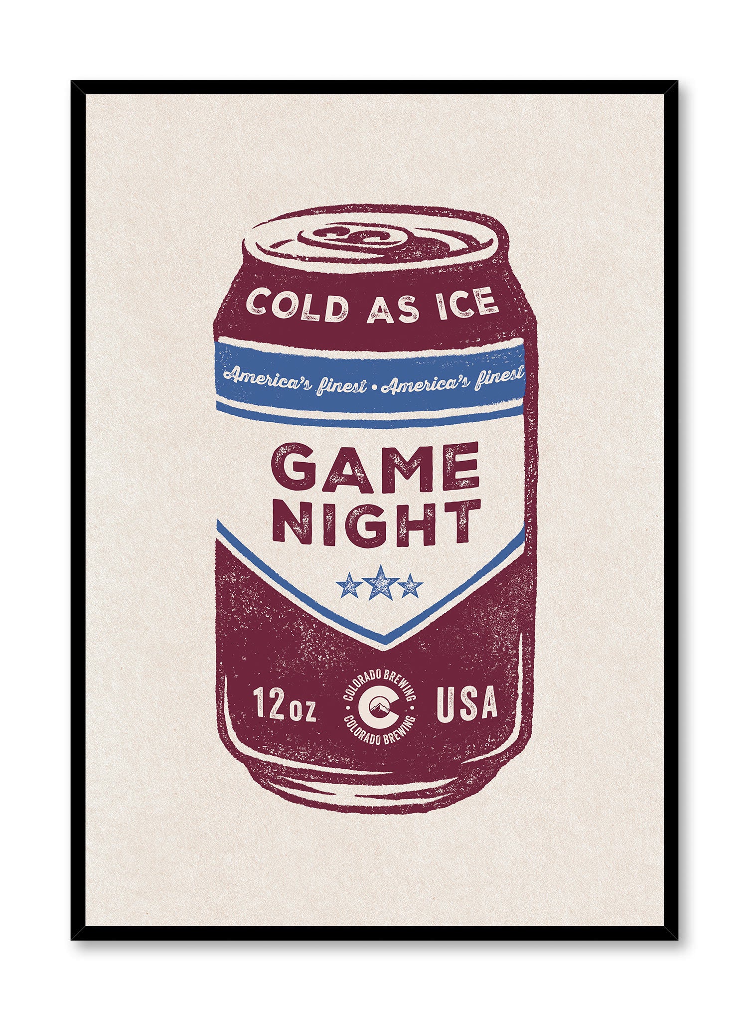 Denver Game Night Poster - Fun Board Game Party Decor for Home, Office & Events | Perfect for Family Gatherings & Friends Hangouts