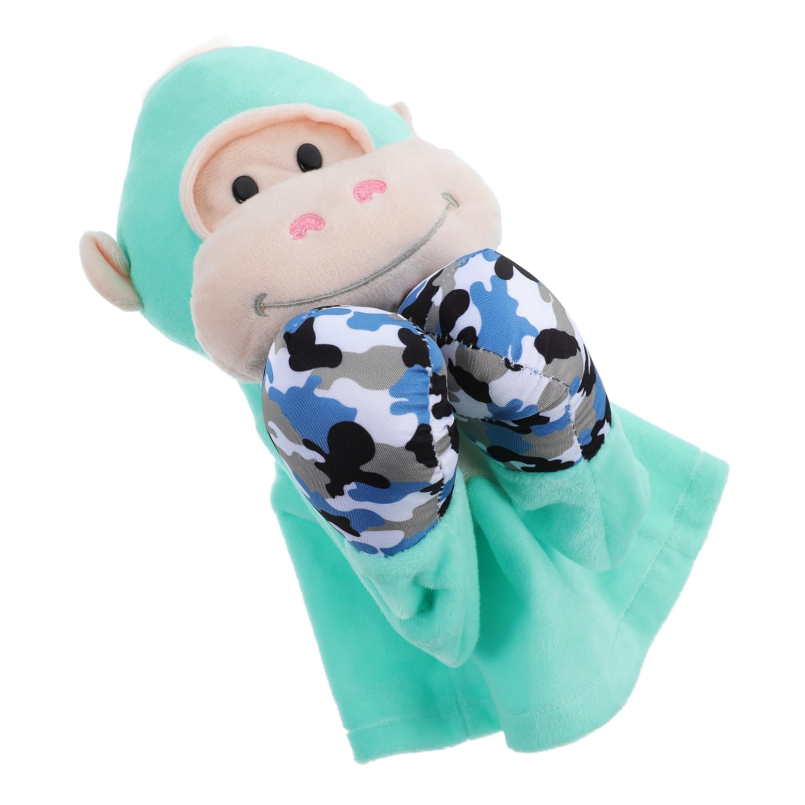 TOYANDONA Hand Puppets for Kids - Monkey Finger Puppet, Interactive Plush Animal Toy for Storytelling, Role Play & Early Learning - Soft Fabric Hand Puppets for Toddlers & Preschoolers (Great for Classroom, Playtime & Family Bonding)