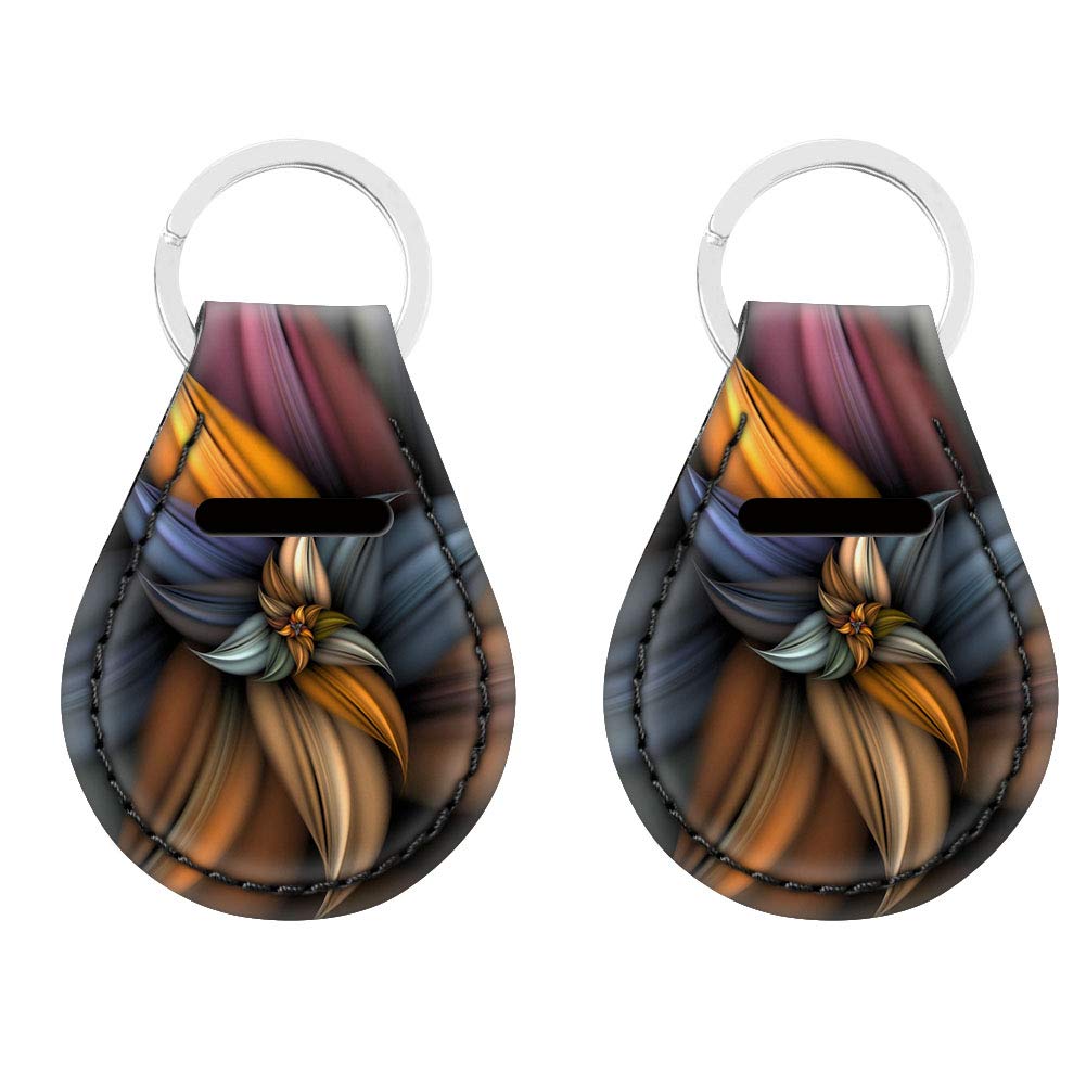 ZERODATE 2 Pack Keychain for Women & Men - Clip-on Lip Balm Holder, Key Ring Organizer - Perfect for Gym, Travel, and Everyday Essentials