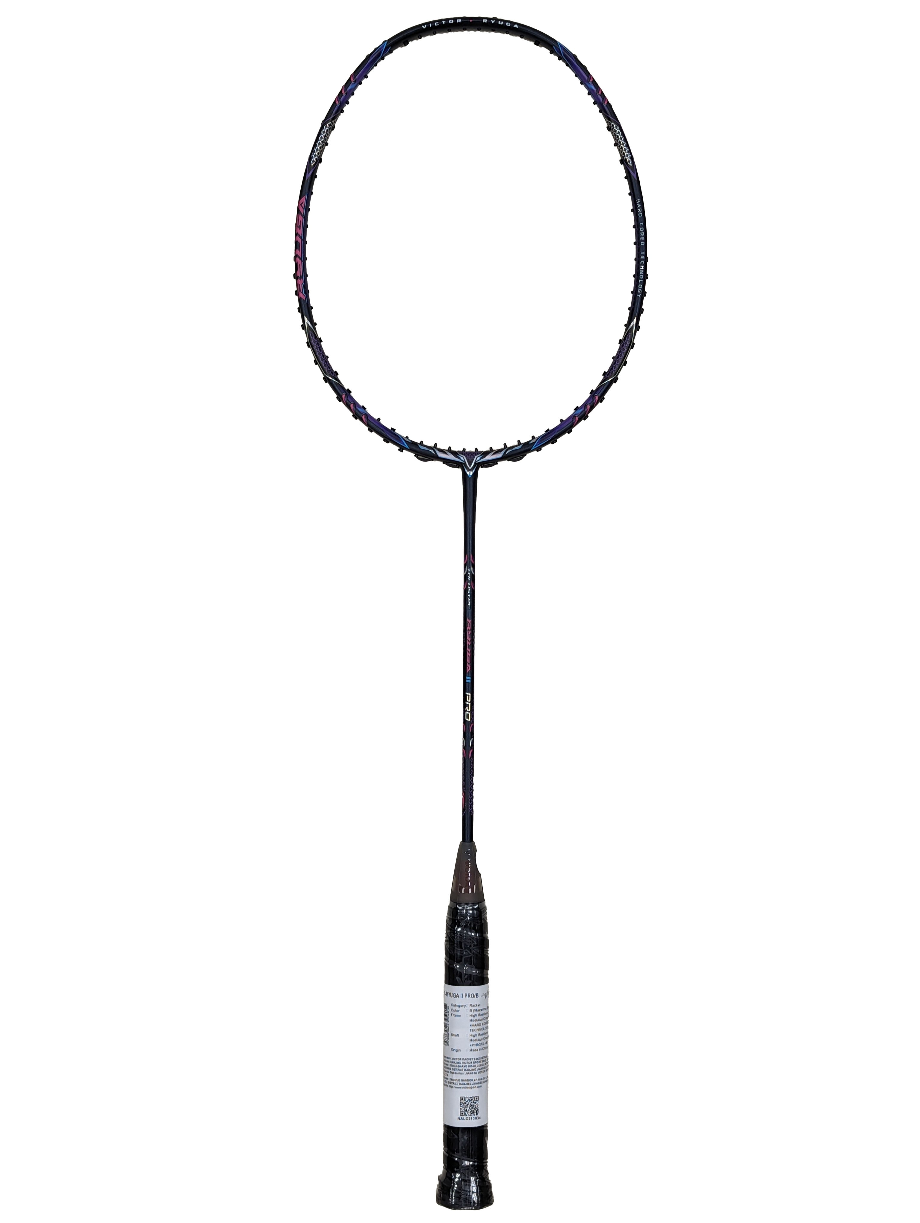 Thruster TK RYUGA II Pro G Badminton Racket - Professional Carbon Fiber Badminton Racket for Advanced Players - Perfect for Competitive Tournaments & Training Sessions