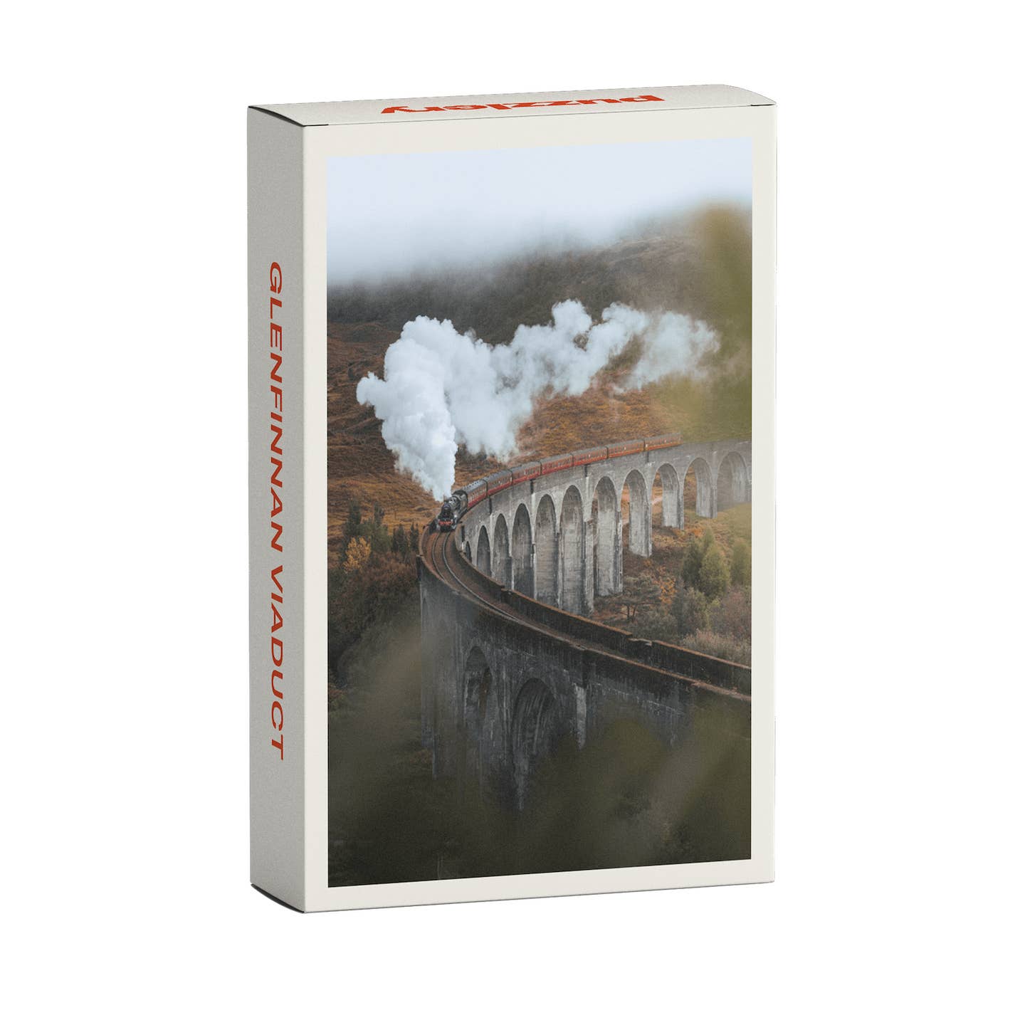 Glenfinnan Viaduct Mini 99-Piece Jigsaw Puzzle | Scotland Landscape Puzzle for Adults & Kids | Perfect for Family Game Night & Educational Play