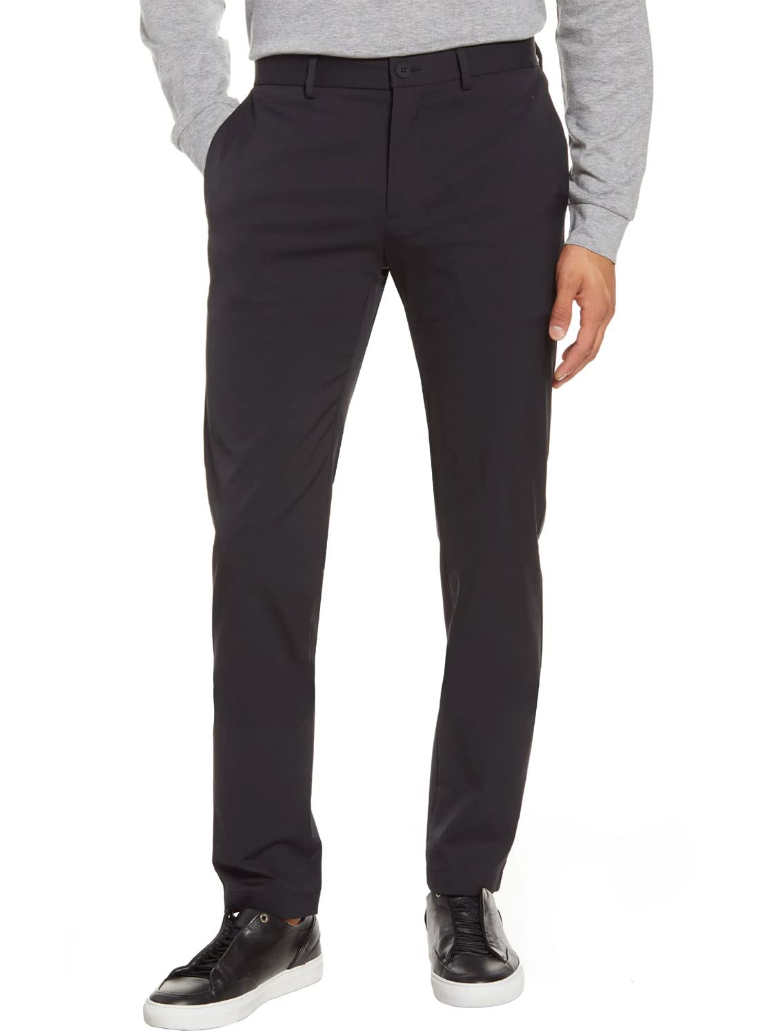 Theory Men's Zaine SW Neotetric Pants - Slim Fit Stretch Dress Pants for Business & Office Wear - Comfortable Professional Attire for Work, Meetings & Formal Occasions