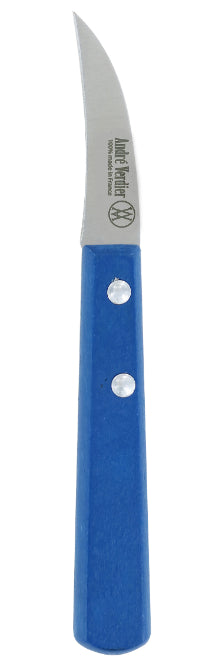 Premium Verdier Peeling Knife - Professional Blue Kitchen Knife for Fruits & Vegetables - Ideal for Home Cooking, Restaurant Use, and Food Prep