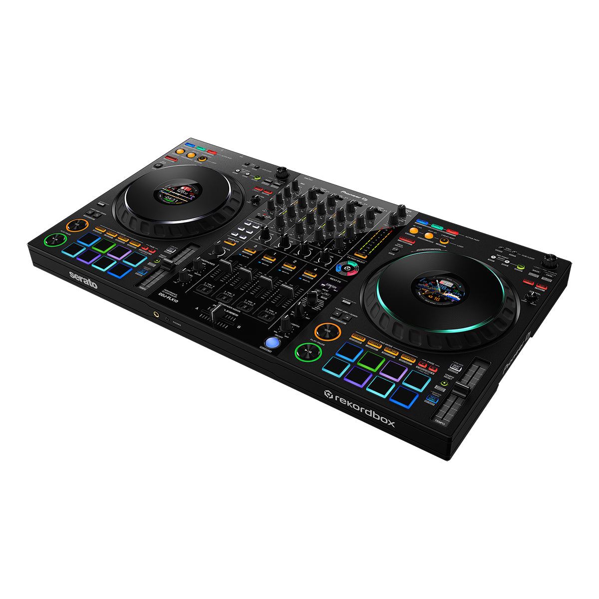 Pioneer DJ DDJ FLX10 4-Channel Professional DJ Controller for Serato & rekordbox - Perfect for Clubs, Parties & Live Performances (Open Box)