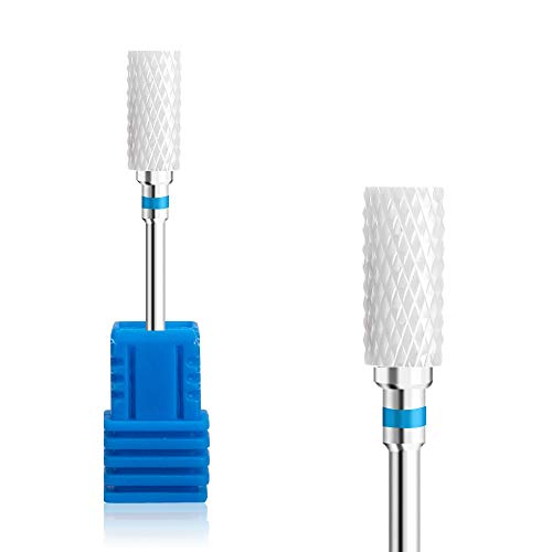 Professional Ceramic Carbide Nail Drill Bits - High-Speed Rotating Burr Milling Cutters for Electric Nail Drill Machine - Perfect for Manicure & Pedicure Tools - Salon & Home Nail Care Use