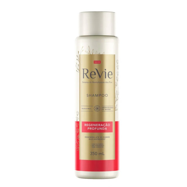 Deep Regeneration Baobab Amino Acids Shampoo 350ml - Hydrating & Repairing for Damaged Hair - Sulfate-Free & Color Safe - Perfect for Dry, Frizzy & Chemically Treated Hair