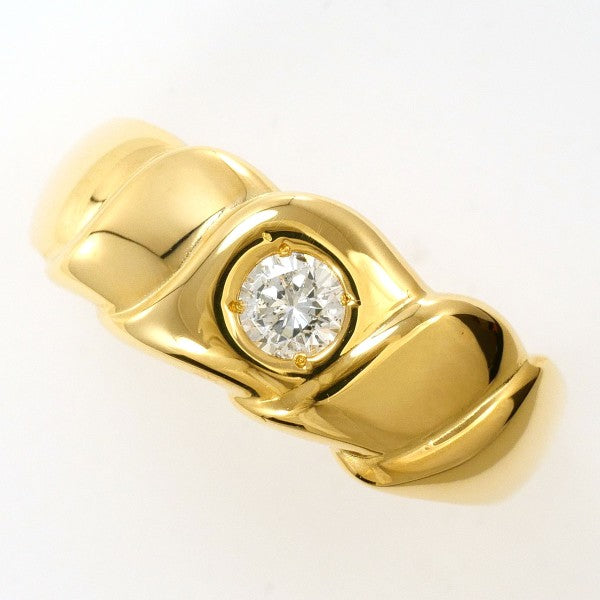 18K Yellow Gold Diamond Ring for Women - Elegant Solitaire Engagement & Wedding Band - Perfect for Proposals, Anniversaries, and Special Occasions
