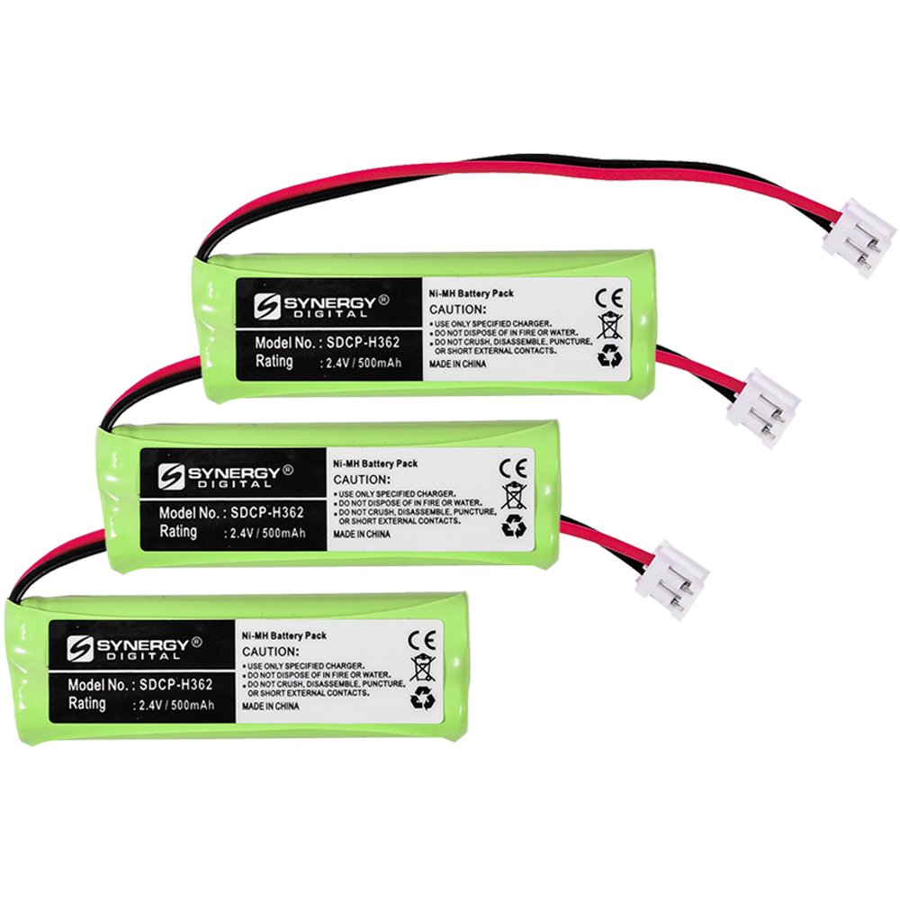 Vtech LS6205 Cordless Phone Battery Combo Pack - 3 x SDCP-H362 Replacement Batteries for Vtech Phones | Long-Lasting Power for Home & Office Use