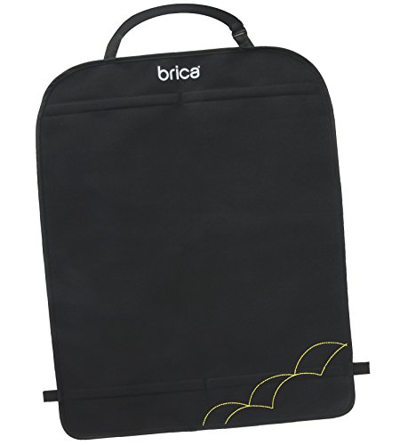 Brica Deluxe Kick Mat for Car Back Seat - Durable & Washable Seat Protector for Kids, Pets & Travel - Perfect for Road Trips, Daily Commutes & Family Adventures