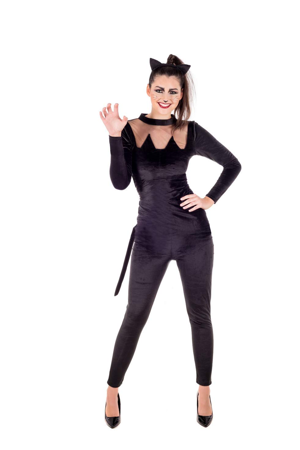 Women's Black Cat Costume for Adults - Superhero Animal Catsuit Halloween Cosplay Outfit | Perfect for Halloween Parties, Cosplay Events & Themed Dress-Up