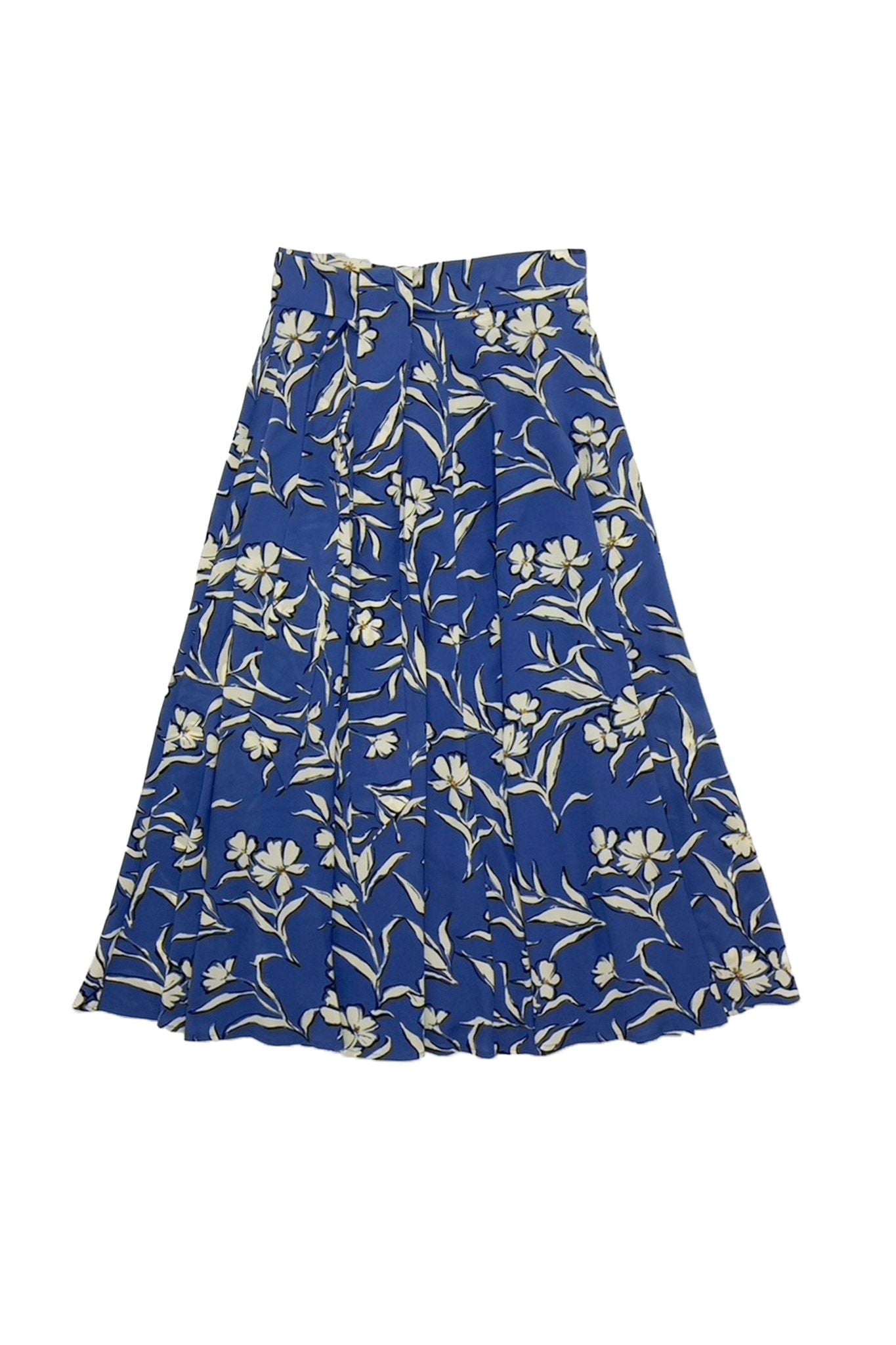 Zaikamoya Helena Skirt - Women's Floral Print A-Line Midi Skirt for Casual & Office Wear | Perfect for Spring & Summer Outfits