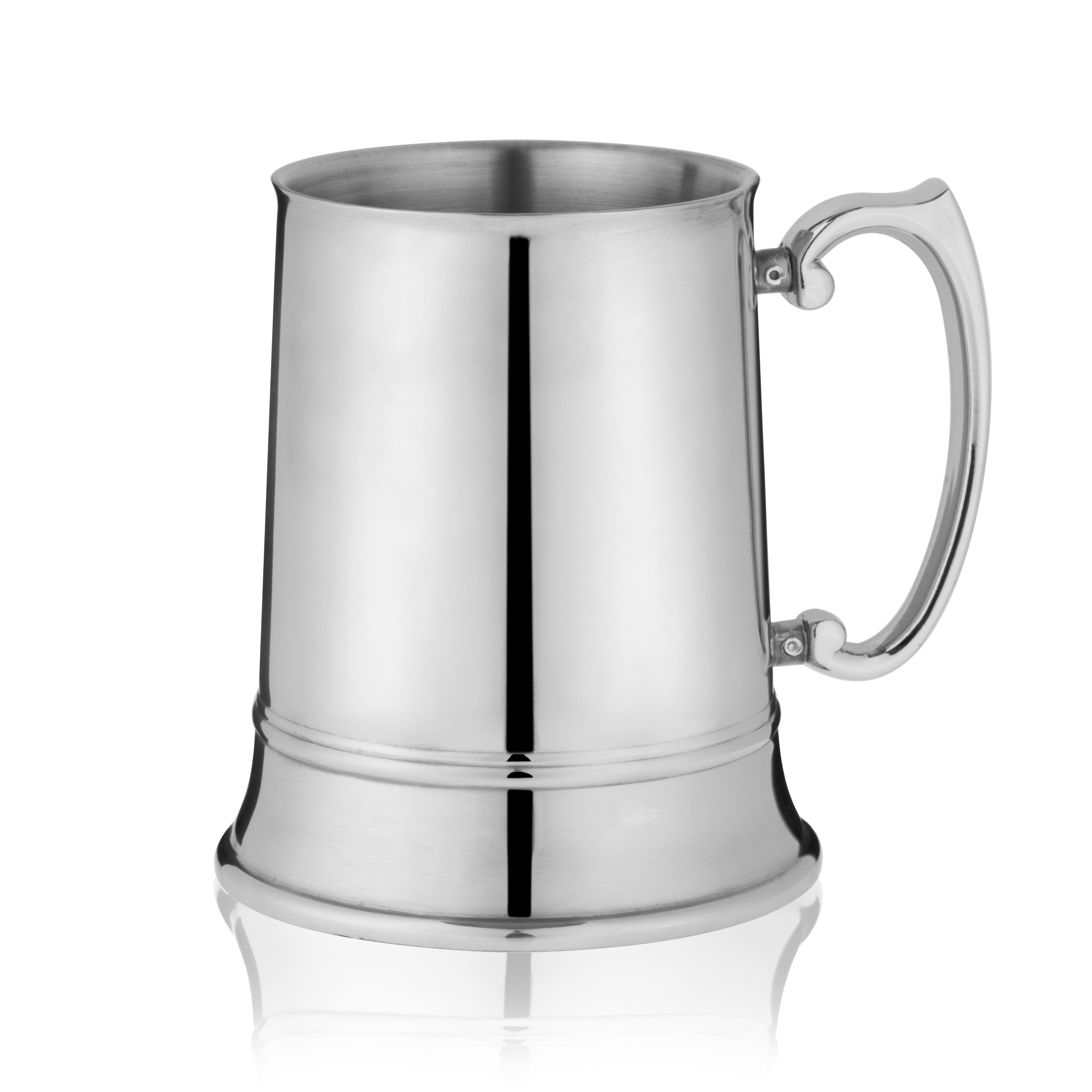 Premium Stainless Steel Beer Stein with Lid - 20oz Insulated German Beer Mug for Cold Drinks - Perfect for Oktoberfest, Camping, BBQs & Outdoor Parties