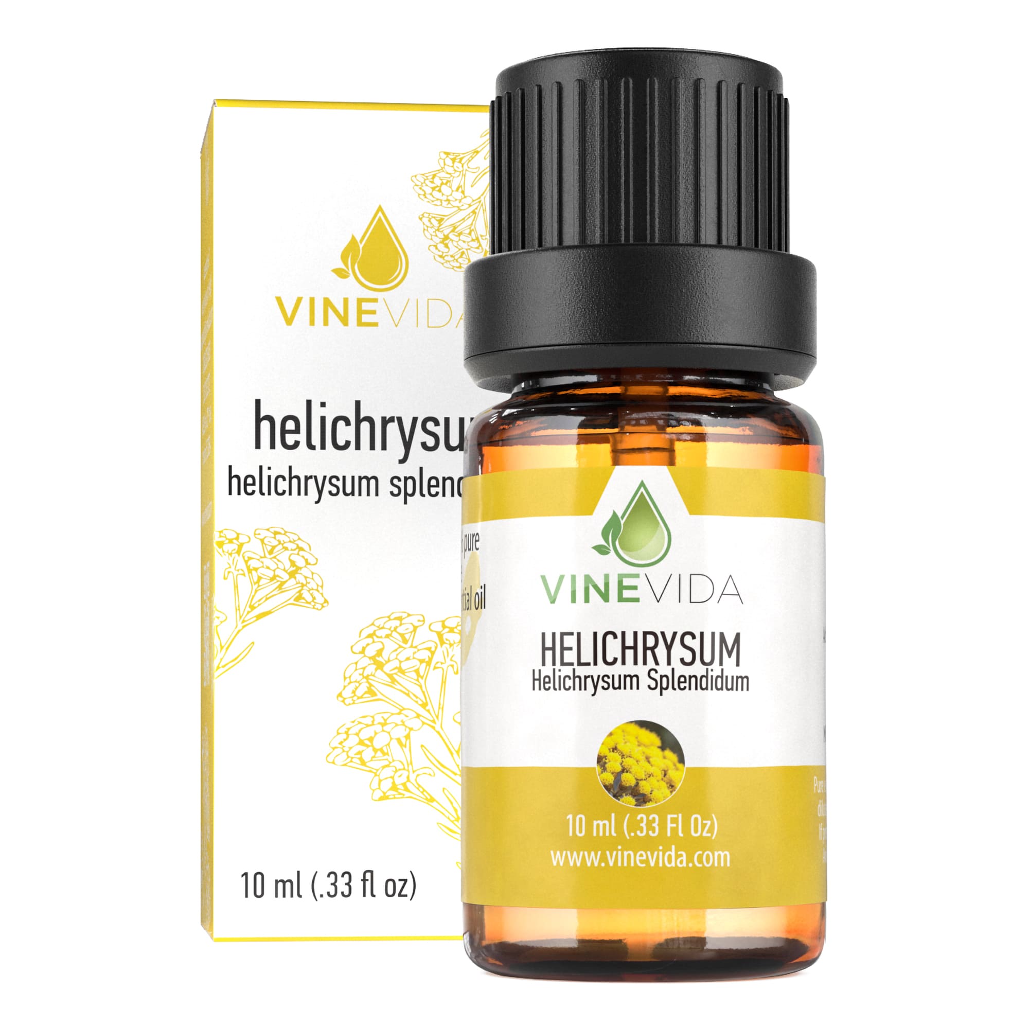 10 mL Helichrysum Essential Oil - 100% Pure & Natural Prefilled Roller Bottle for Aromatherapy, Stress Relief & Skin Care | Perfect for Diffusers, Massage & DIY Beauty Products