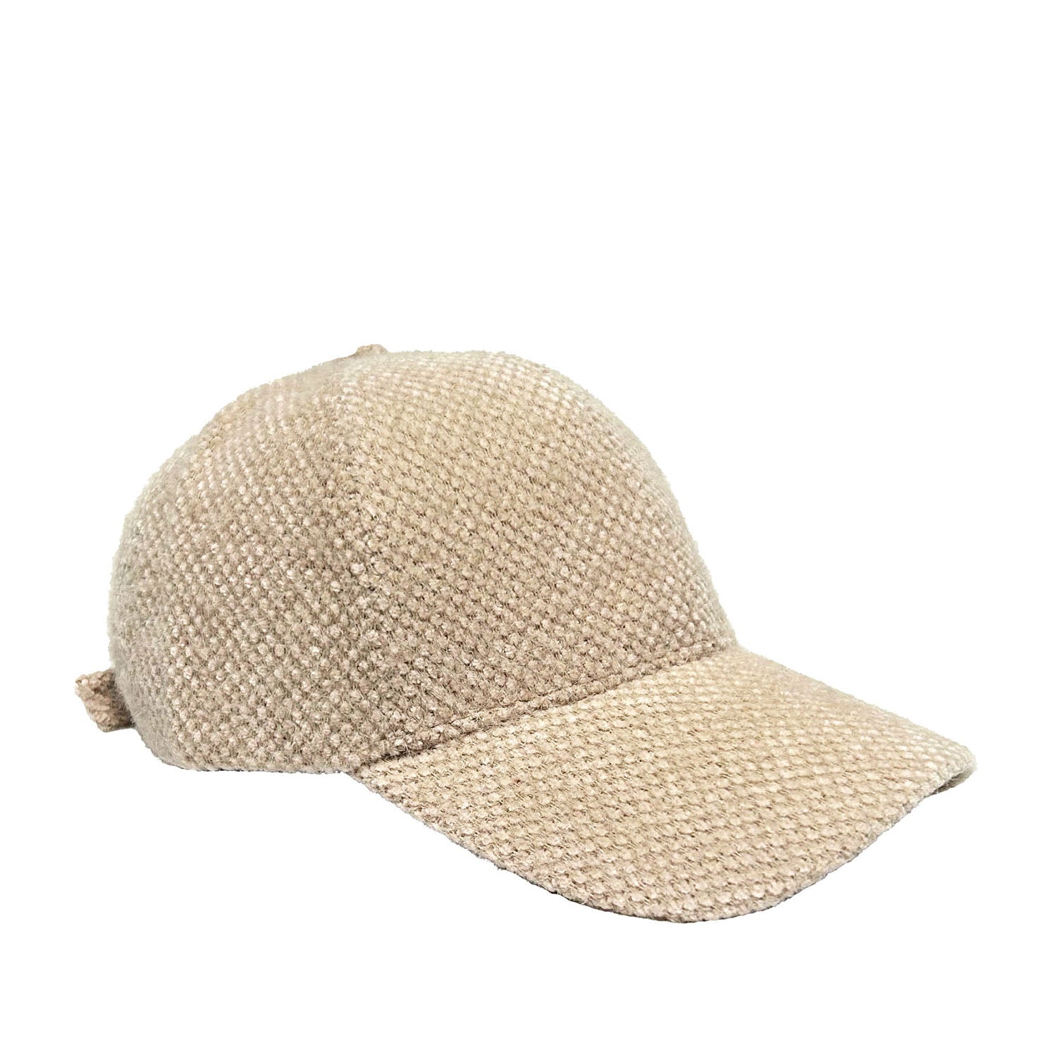 FLOOF Women's Soft Plush Baseball Cap - Khaki Beige Adjustable Dad Hat for Casual Wear, Outdoor Activities & Fashion Accessories