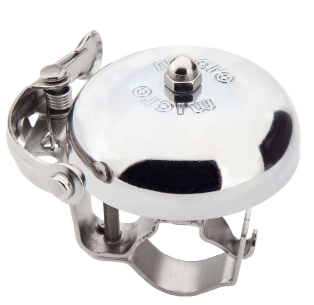 Micro Scooter Metal Bell - Silver | Durable & Loud Bike Bell for Kids & Adults | Perfect for Bicycles, Scooters & Skateboards