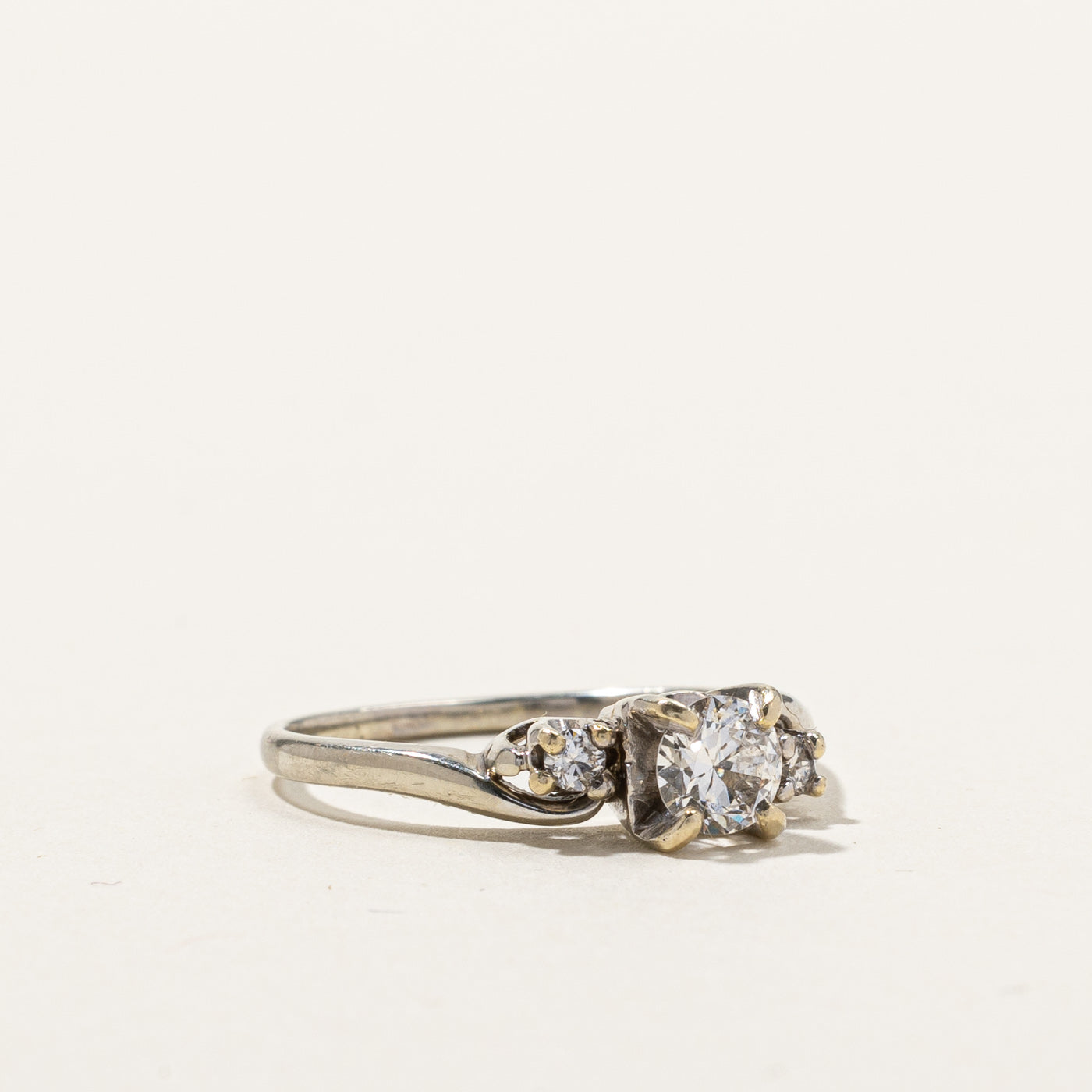 0.50ctw Three Stone Diamond Engagement Ring - Size 7.25 - Perfect for Proposals, Anniversaries & Romantic Gifts | Elegant Wedding Jewelry for Her