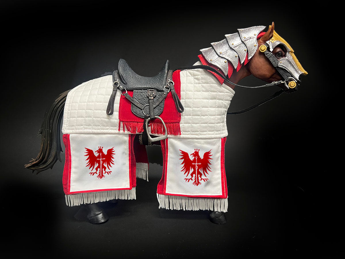 Mythic Legions All Stars 6 Deacon Figure with Sir Enoch's Horse - Action Figure for Collectors & Fantasy Enthusiasts - Perfect for Display, Role-Playing & Diorama Scenes
