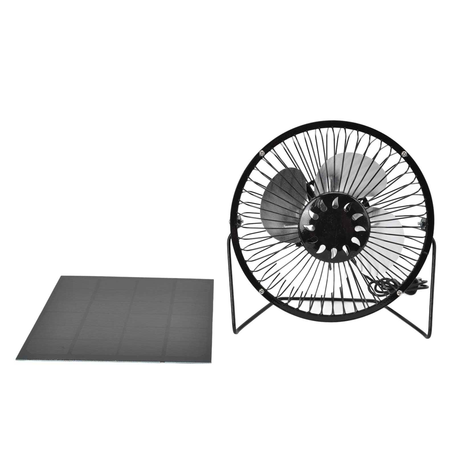Solar Powered Fan Kit - 4.5W 6V USB Monocrystalline Solar Panel with Cooling Fan for Outdoor Camping, Greenhouse, Chicken Coop, Dog House & Car Ventilation | Portable Solar Cooling Solution for Home, RV & Worksite