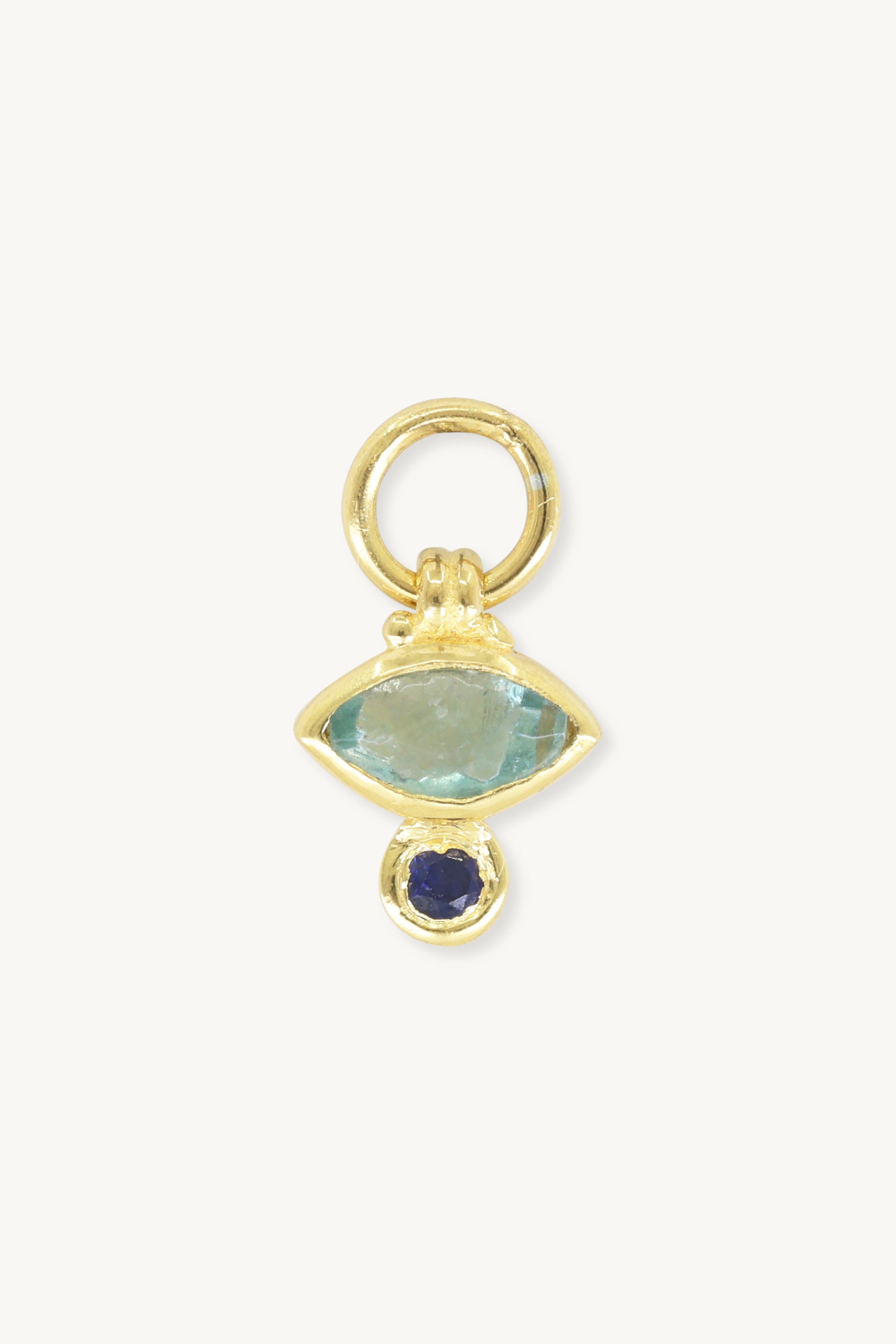 Natural Hazel Apatite Gold Charm Pendant Necklace - Healing Crystal Jewelry for Meditation, Energy Balancing & Spiritual Growth