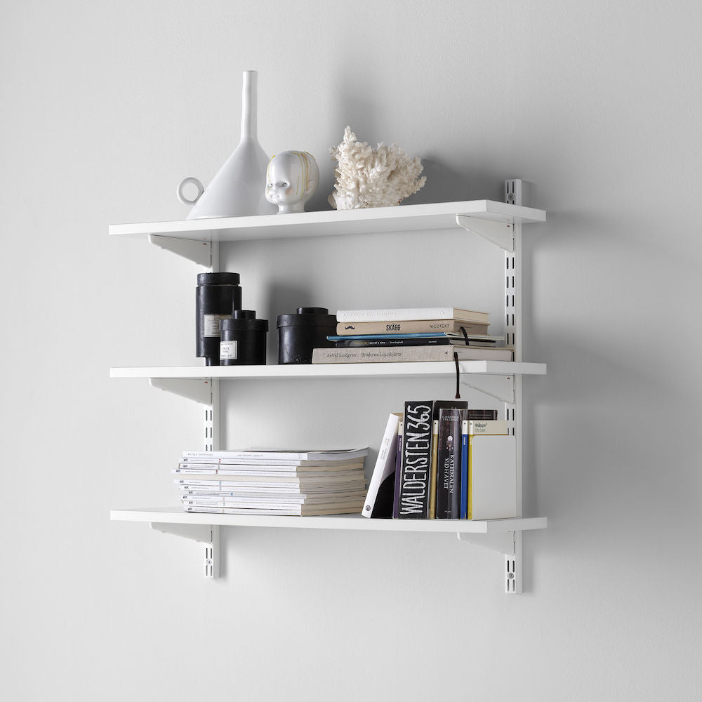 Elfa Shelving Plug In Kit - Easy Installation Closet Organizer System for Home & Office Storage Solutions | Perfect for Bedroom, Garage, and Pantry Organization