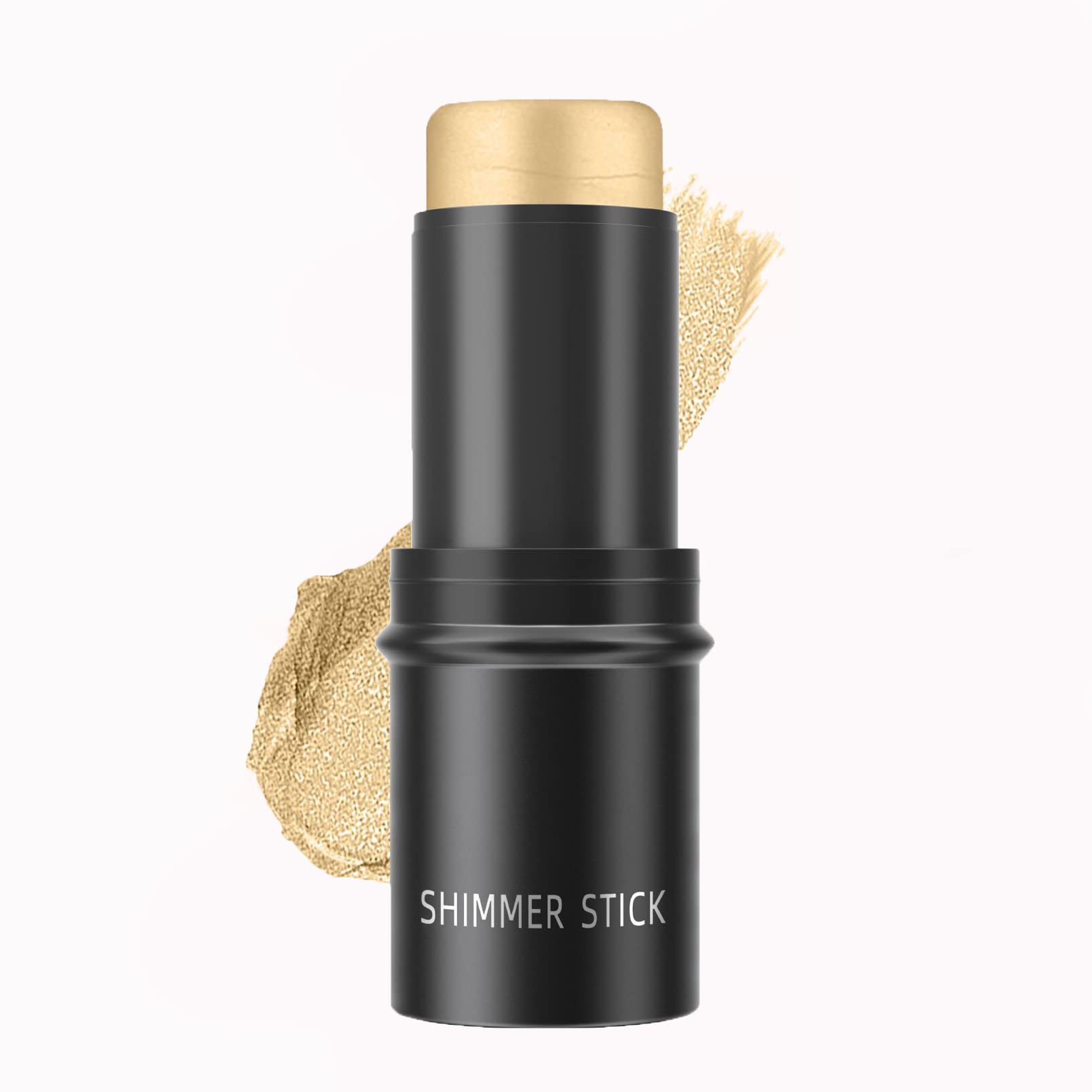 Shimmer Highlighter Stick & Moisturizing Blush Stick Set - 1 Pack Multifunctional Makeup Sticks for Lips, Cheeks & Contour - Perfect for Mature Skin & Older Women (02 Strobe) | Ideal for Everyday Glow, Special Occasions & On-the-Go Touch-Ups